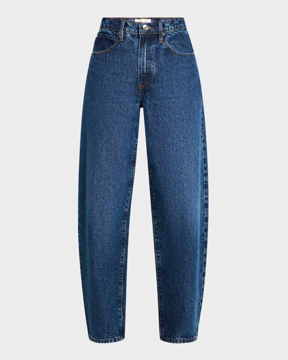 Low Slung Barrel Jeans